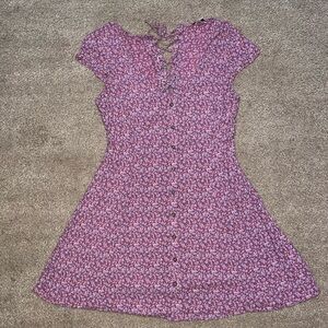American Eagle Outfitters Pink Floral Dress